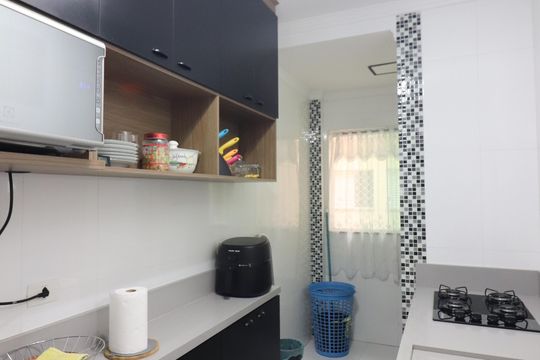 Cozinha e Área de Serviço de apartamento à venda com 3 quartos, 83m² em Vila Euro, São Bernardo do Campo