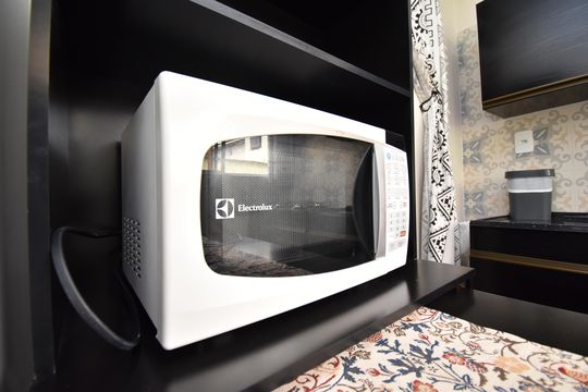 Detalhe da cozinha de kitnet/studio para alugar com 1 quarto, 30m² em Cajuru, Curitiba