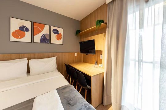 Kitnet/Studio para alugar com 1 quarto, 33m² em Jardim das Acacias, São Paulo