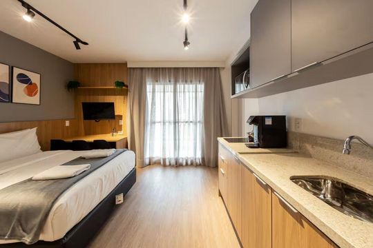 Kitnet/Studio para alugar com 1 quarto, 33m² em Jardim das Acacias, São Paulo