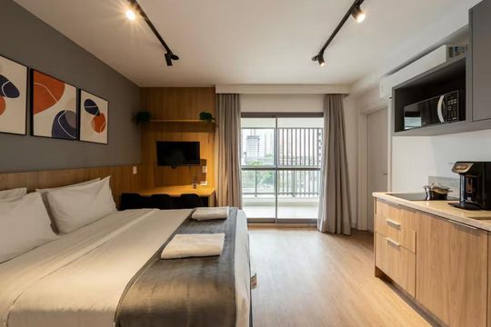 Kitnet/Studio para alugar com 1 quarto, 33m² em Jardim das Acacias, São Paulo