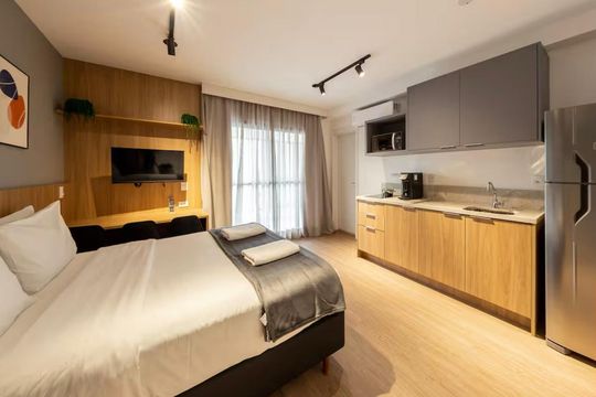 Kitnet/Studio para alugar com 1 quarto, 33m² em Jardim das Acacias, São Paulo
