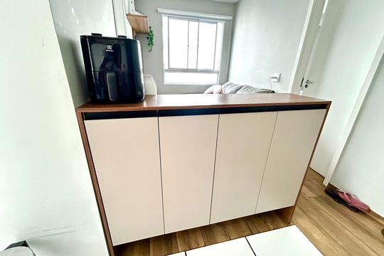 Cozinha de apartamento à venda com 2 quartos, 36m² em Vila Flora, Guarulhos