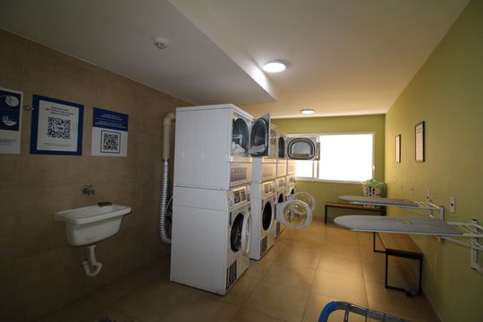Área Comum - Lavanderia de kitnet/studio para alugar com 1 quarto, 24m² em Santana, São Paulo