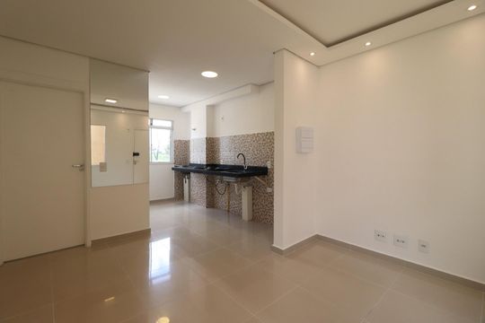 Sala de apartamento para alugar com 2 quartos, 43m² em Jardim Heitor Rigon, Ribeirão Preto