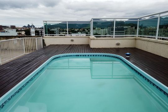 Área comum - Piscina de apartamento à venda com 2 quartos, 60m² em Taquara, Rio de Janeiro