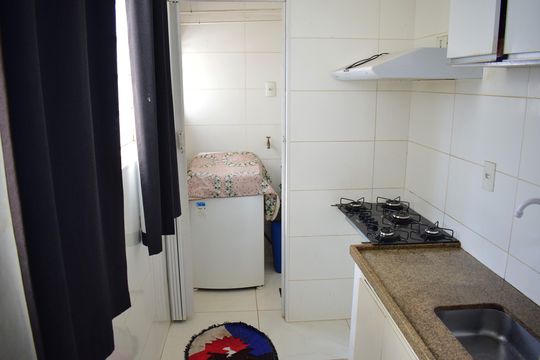 Cozinha e Área de Serviço de apartamento para alugar com 2 quartos, 76m² em Centro, Ribeirão Preto