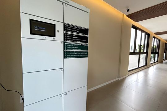 Armário inteligente de apartamento para alugar com 1 quarto, 39m² em João Paulo, Florianópolis