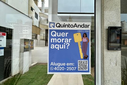 Placa  de apartamento para alugar com 1 quarto, 39m² em João Paulo, Florianópolis