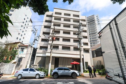 Fachada de kitnet/studio à venda com 1 quarto, 26m² em Vila Deodoro, São Paulo