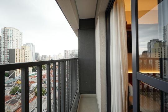 Varanda de kitnet/studio à venda com 1 quarto, 23m² em Vila Mariana, São Paulo