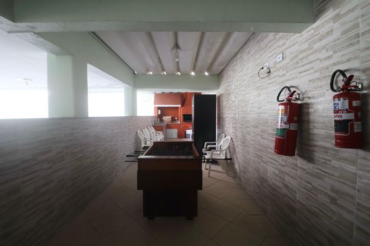 Área comum - Churrasqueira de apartamento para alugar com 2 quartos, 80m² em Jardim Praiano, Guarujá