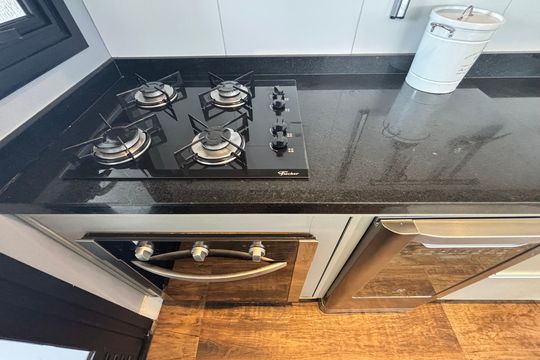 Cozinha de apartamento para alugar com 1 quarto, 89m² em Vila Olímpia, São Paulo