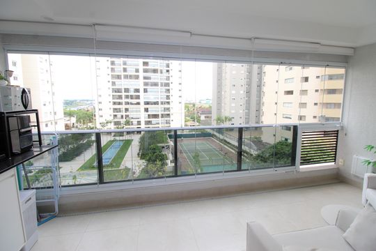 Sacada de apartamento para alugar com 1 quarto, 40m² em Altos do Esplanada, São José dos Campos