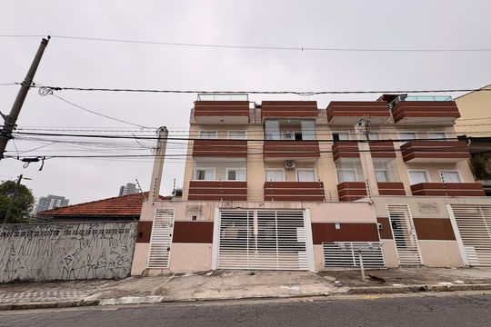 Fachada de apartamento à venda com 2 quartos, 44m² em Vila Alice, Santo André