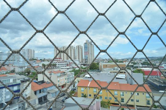 Varanda da Sala de apartamento para alugar com 3 quartos, 90m² em Pinheirinho, Santo André