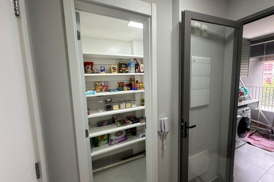 Área de serviço de apartamento à venda com 3 quartos, 143m² em Campo Belo, São Paulo