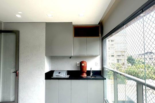 Varanda de apartamento à venda com 3 quartos, 143m² em Campo Belo, São Paulo