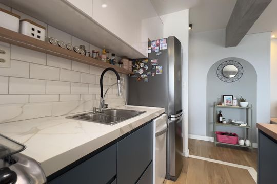 Cozinha e Área de Serviço de apartamento para alugar com 2 quartos, 76m² em Vila Antonieta, Guarulhos