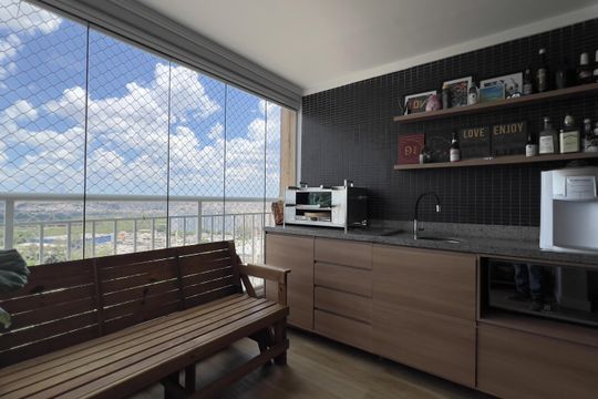 Varanda gourmet de apartamento para alugar com 2 quartos, 76m² em Vila Antonieta, Guarulhos