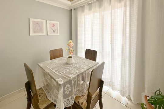 Sala de Jantar de apartamento para alugar com 2 quartos, 66m² em Canasvieiras, Florianópolis