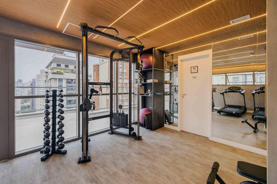 Academia de apartamento para alugar com 1 quarto, 30m² em Jardim Paulista, São Paulo