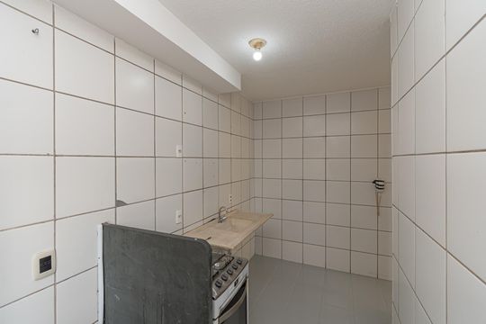 Cozinha e Área de Serviço de apartamento para alugar com 2 quartos, 50m² em Residencial Parque Pavan, Sumaré