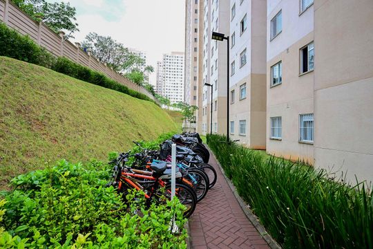 Bicicletário de apartamento à venda com 2 quartos, 33m² em Jardim Celeste, São Paulo