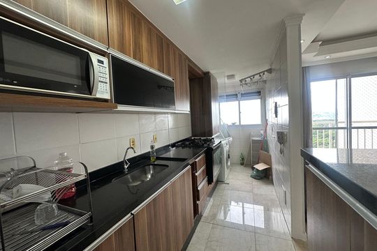 Cozinha de apartamento para alugar com 2 quartos, 55m² em Parque Viana, Barueri