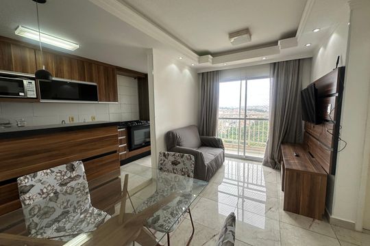 Sala de apartamento para alugar com 2 quartos, 55m² em Parque Viana, Barueri