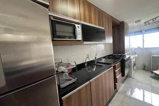 Cozinha de apartamento para alugar com 2 quartos, 55m² em Parque Viana, Barueri