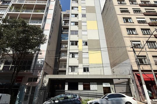 Fachada de apartamento para alugar com 2 quartos, 39m² em Vila Buarque, São Paulo