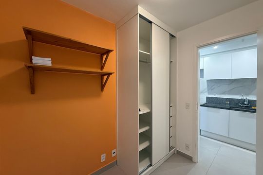 Quarto de apartamento para alugar com 2 quartos, 39m² em Vila Buarque, São Paulo