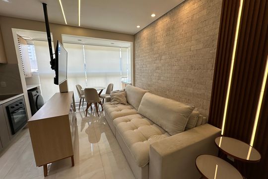 Sala de apartamento à venda com 2 quartos, 48m² em Bethaville I, Barueri
