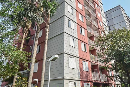 Fachada do bloco de apartamento para alugar com 3 quartos, 52m² em Baeta Neves, São Bernardo do Campo