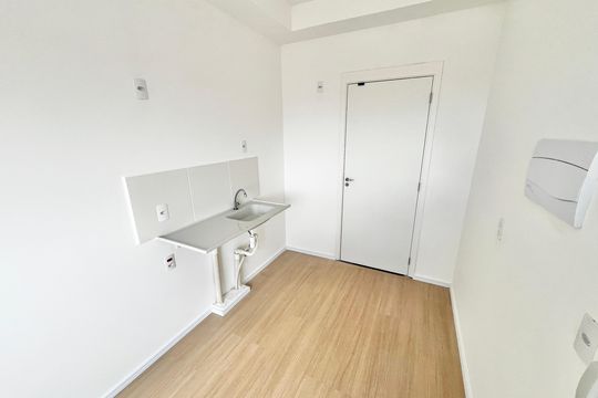 Sala/Cozinha de apartamento à venda com 1 quarto, 17m² em Casa Verde Alta, São Paulo