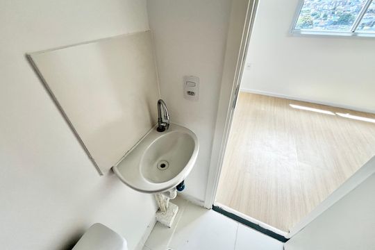 Banheiro de apartamento à venda com 1 quarto, 17m² em Casa Verde Alta, São Paulo
