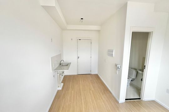 Sala/Cozinha de apartamento à venda com 1 quarto, 17m² em Casa Verde Alta, São Paulo