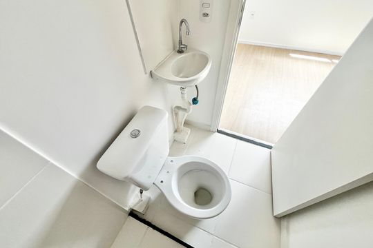 Banheiro de apartamento à venda com 1 quarto, 17m² em Casa Verde Alta, São Paulo