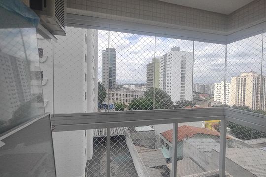Varanda da Suíte de apartamento à venda com 3 quartos, 107m² em Santo Antônio, São Caetano do Sul