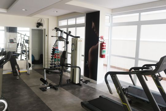 Área comum - Academia de apartamento à venda com 3 quartos, 107m² em Santo Antônio, São Caetano do Sul
