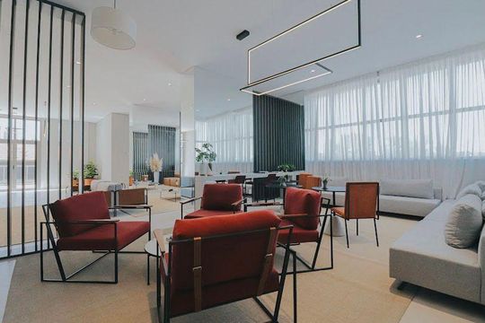 Área comum - Coworking de apartamento à venda com 2 quartos, 77m² em Campo Belo, São Paulo