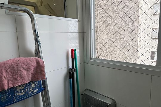 Área de Serviço de apartamento à venda com 3 quartos, 67m² em Vila Metalúrgica, Santo André