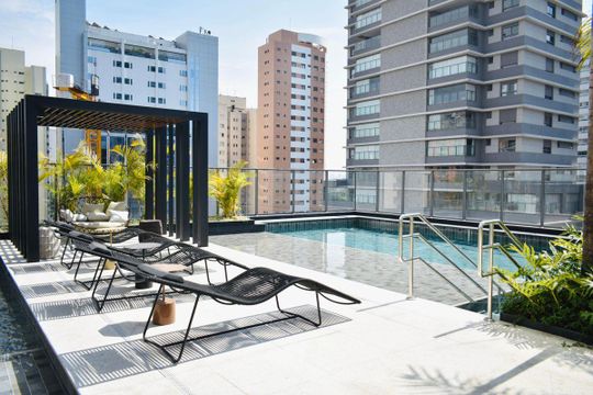 Área comum - Piscina de apartamento para alugar com 4 quartos, 132m² em Vila Clementino, São Paulo