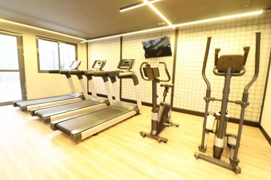 Área comum - Academia de apartamento para alugar com 1 quarto, 43m² em Granja Marileusa, Uberlândia