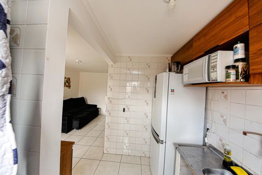 Cozinha de apartamento à venda com 2 quartos, 51m² em Vila Mendes, São Paulo