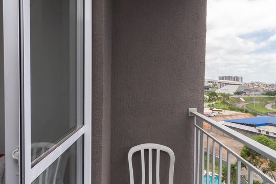 Varanda da Sala de apartamento à venda com 2 quartos, 41m² em Cidade Líder, São Paulo
