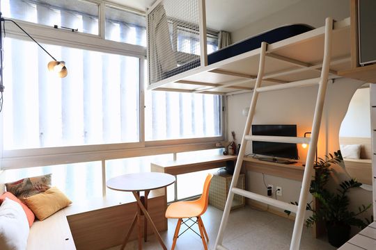 Sala/Quarto de kitnet/studio para alugar com 1 quarto, 20m² em Santo Agostinho, Belo Horizonte