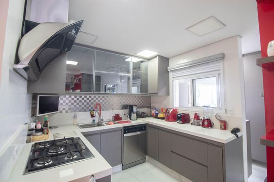 Cozinha de apartamento para alugar com 3 quartos, 265m² em Vila Irmaos Arnoni, São Paulo