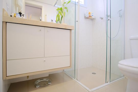 Banheiro da Suíte de apartamento para alugar com 3 quartos, 75m² em Chácara Santo Antônio (zona Leste), São Paulo